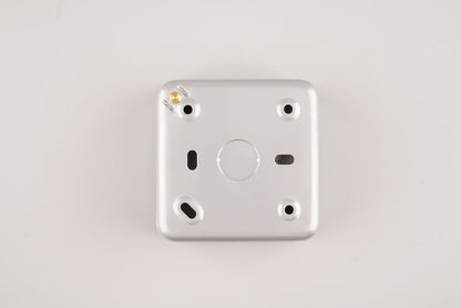 13A Metal Clad Single Wall Socket with Switch - Single Pack