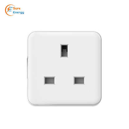 EnerJ Smart WiFi & Bluetooth 13A Plug Pack (3-Pack)‚ Compact UK Socket Design, 3120W Max Load, App Control, Timers & Scene Automation
