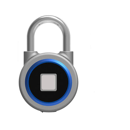 ENER-J Bluetooth & Fingerprint Smart Padlock, Biometric Keyless Lock with App Control, 16-User Access, USB Rechargeable Battery & IP65 Waterproof Aluminium Alloy Body for Indoor/Outdoor Security