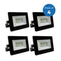 Pack of 4 Floodlight Led SMD Slim 10W 2 Yrs Warranty | Pack of 4 - 3000K