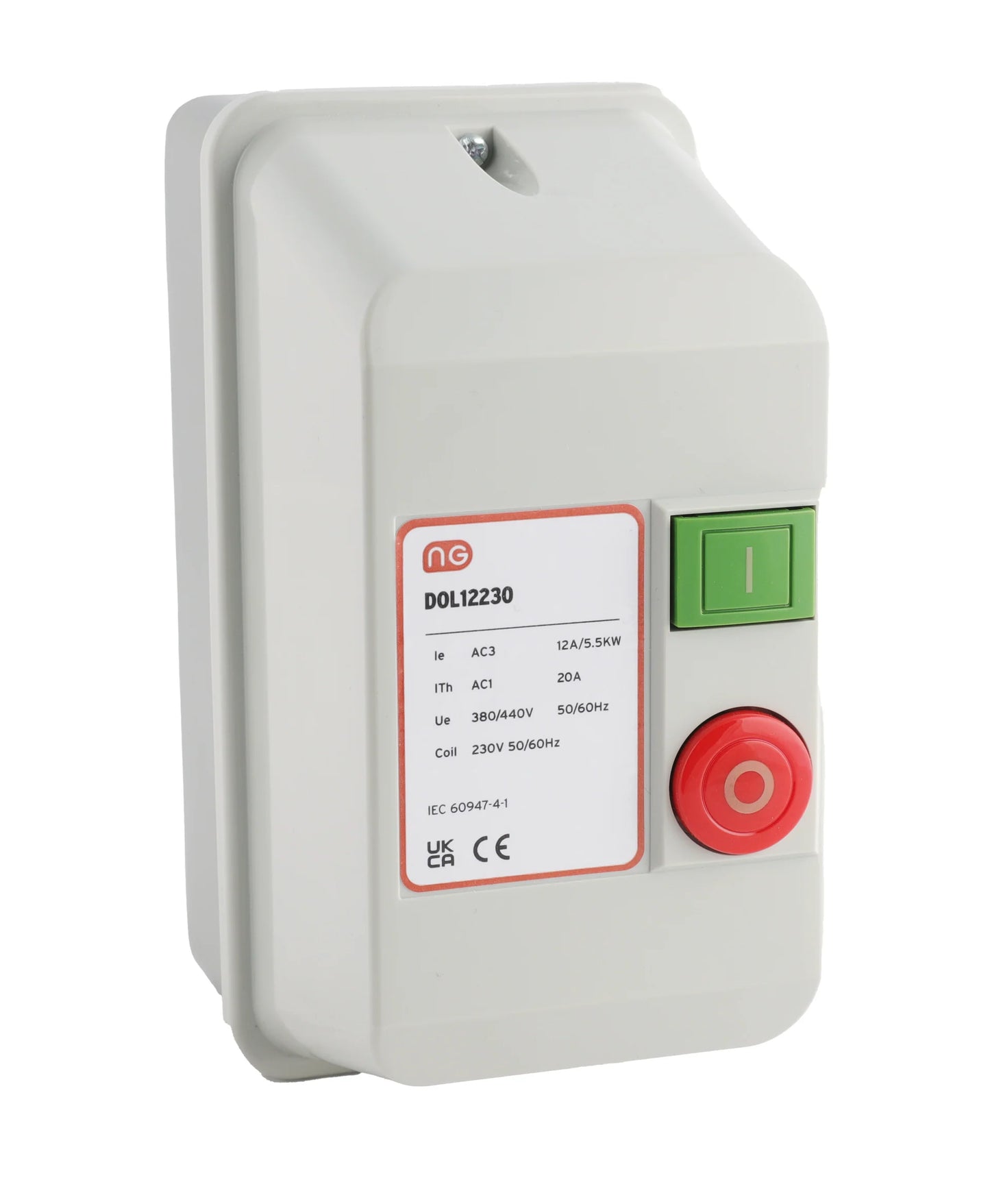 Niglon DOL12230 12A 5.5KW DOL Starter 230V Stop Start
