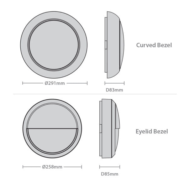 Polo Combi LED Bulkhead Red Arrow CCT Round