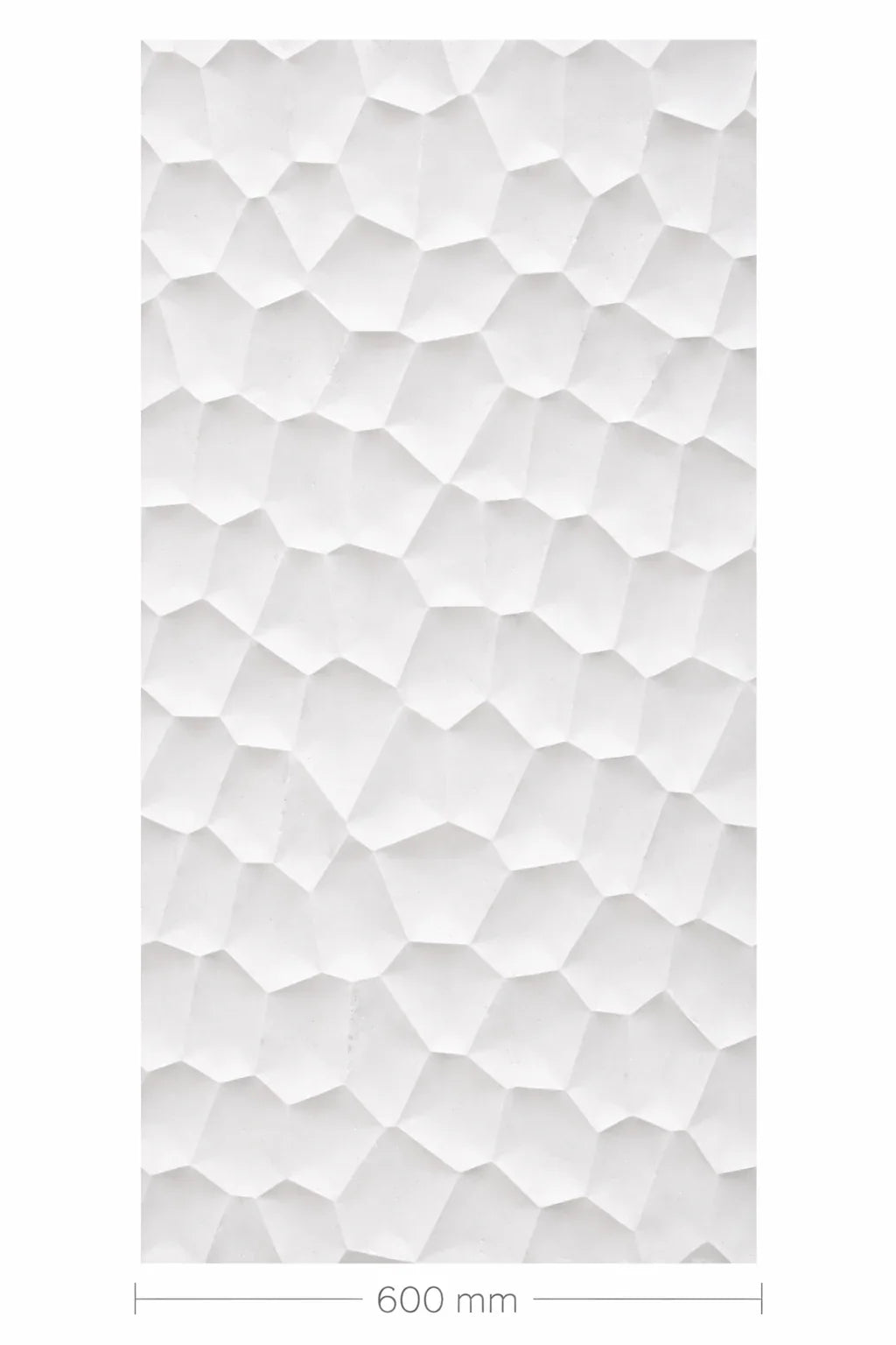Hard PU Wall Panel, Size: 1200 x 600 x 25 mm (Pack of 2)‚ Jade White, Organic Pebble Texture