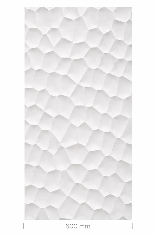 Hard PU Wall Panel, Size: 1200 x 600 x 25 mm (Pack of 2)‚ Jade White, Organic Pebble Texture