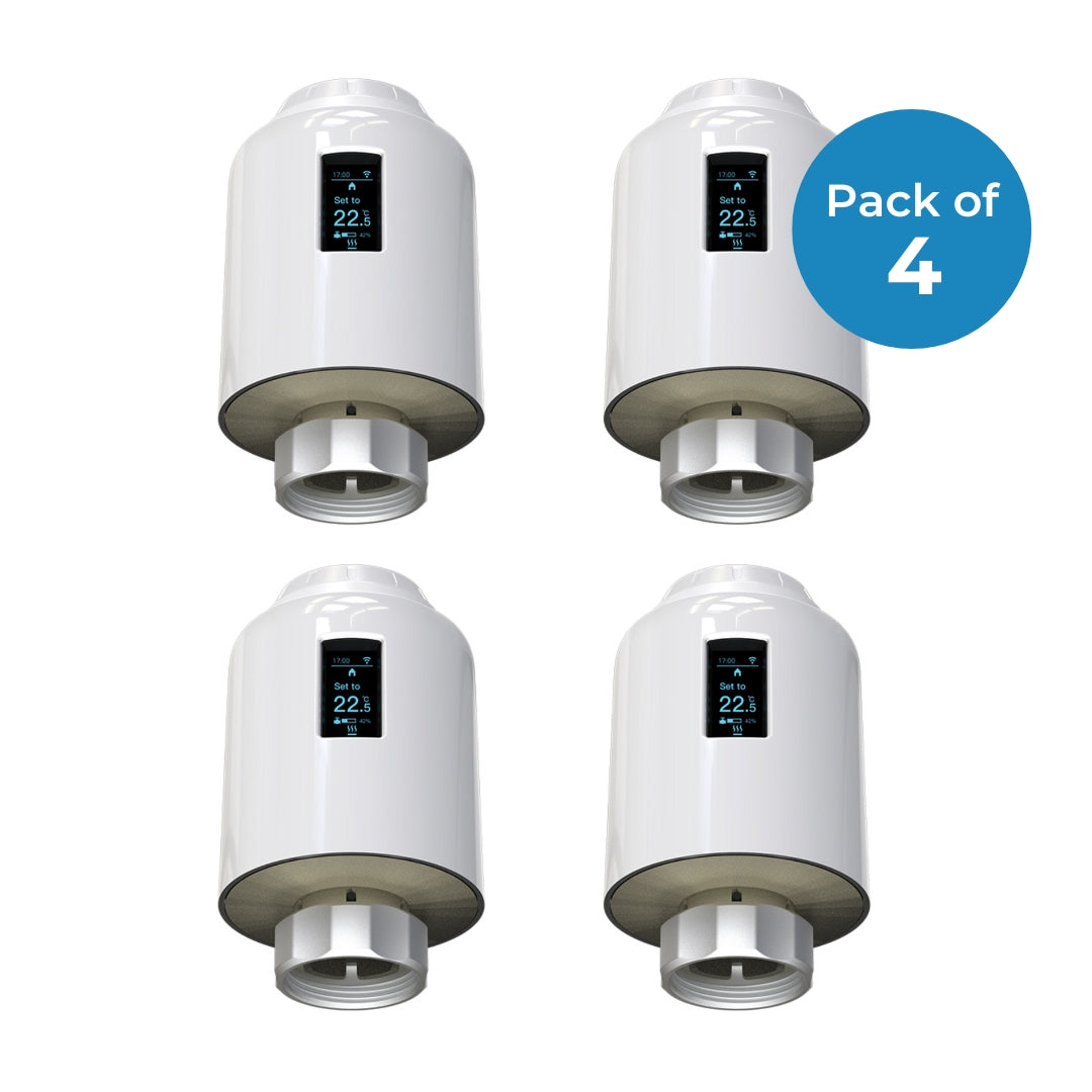 Ener-J Smart WiFi Radiator Thermostat – Digital TRV for Multi-Room Heating Control, Alexa & Google Home Compatible | Single pack