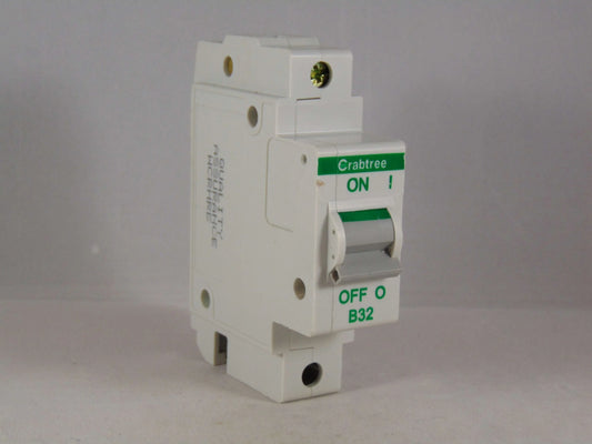 Crabtree Polestar MCB Type B / C 6A 32A 16A 10A Single Pole Circuit Breaker 60