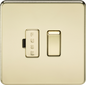 13A Switched Fused Spur Unit - Polished Brass SF6300PB MLA