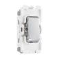 BG Nexus Grid Brushed Steel 20AX 2 Way 1 Pole Switch Module RBS12