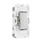 BG Nexus Grid Brushed Steel 20A 2 Pole Switch Module RBS30