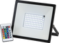 MLA 230V IP65 20W RGB LED Black die-cast aluminium floodlight