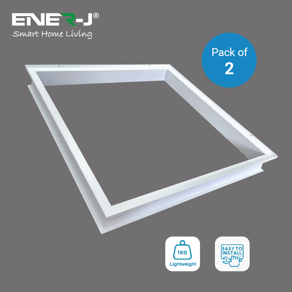 Recessed Deep Frame for 60x60cms LED Panels | Pack of 2
