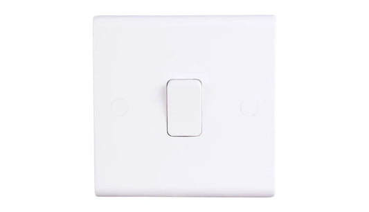 Deta Slimline 1 Gang Intermediate 10AX Plate Switch S1246