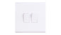 Deta Slimline 2 Gang 2 Way 10AX Plate Switch S1204