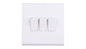 Deta Slimline 3 Gang 2 Way 10AX Plate Switch S1205