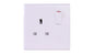 Deta Slimline 1 Gang 13A Switched Socket DP S1207SDP