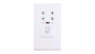 Deta Slimline Dual Voltage Shaver Socket with Neon S1305