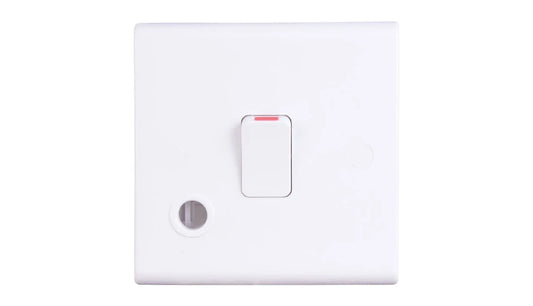 Deta Slimline 20A DP Switch with Flex Outlet S1392