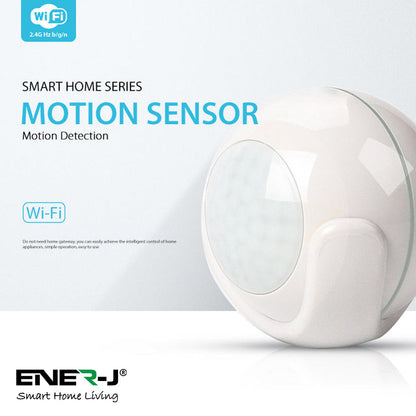 ENER-J Wireless Door Security Alarm – WiFi PIR Motion Sensor Pack of 4, Smart Door Alarm Security System UK