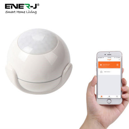 Smart Wireless WIFI PIR Motion Sensor Detector Home Alarm System, Works with ENERJSMART App, Remote Motion Detection