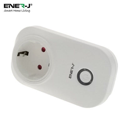 Pack of 3 Wi-Fi Smart Plug EU Outlet with Energy Monitoring, Works with Amazon Alexa, Google Home, Wireless Smart Socket Remote Control Timer Plug Switch, No Hub Required. Max Load 1600W | Pack of 3