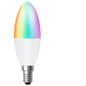4.5W Smart Colour Changing Light Bulb E14 RGB CCT Colour Changing Bulbs,  Bluetooth APP Control LED Bulbs, WiFi Dimmable RGB and White Light, Mood Light for Room Decor & Party | Single pack