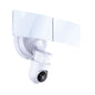 ENER-J Smart WiFi Floodlight Security Camera 1080P – Motion-Activated LED Floodlights, Siren, Two-Way Audio, Colour Night Vision, 125° Wide-Angle – Outdoor Hardwired CCTV System - White