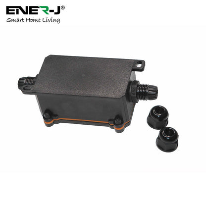 ENER-J Smart WiFi Outdoor Relay Switch (16A, IP55), Weatherproof Inline Controller for Garden Lights, Water Pumps & Fountains with App, Alexa & Google Voice Control