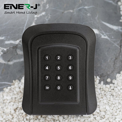 Smart Key Lock Box, Smart Key Cabinet, Bluetooth App-Controlled, IP45 Rated, Sturdy and Reliable