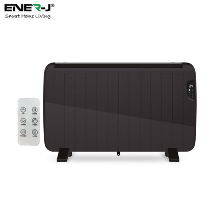 Ener-J 2000W Smart WiFi Electric Radiator – Energy Efficient Wall Mounted Heater with Alexa & Google Voice Control - White