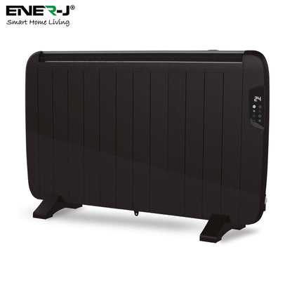 Ener-J 2000W Smart WiFi Electric Radiator – Energy Efficient Wall Mounted Heater with Alexa & Google Voice Control - White