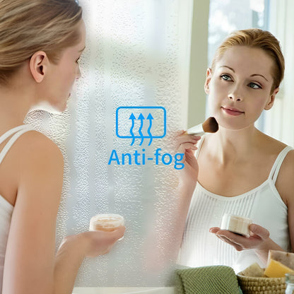LED Bathroom Mirror with Bluetooth Speaker & RGB Border, CCT Lighting, Anti-Fog, Touch Control, IP44 Waterproof, Concealed Heated Demister Smart Rectangular Shape Vanity Mirror for Makeup