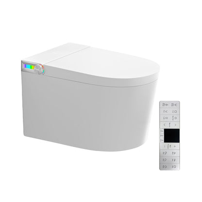 Ener-J Hygiene Pro Wall-Mounted Smart Toilet, Built-In Tank, UV Sterilisation, Auto-Lid & Heated Bidet