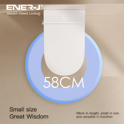 Ener-J Hygiene Pro Wall-Mounted Smart Toilet, Built-In Tank, UV Sterilisation, Auto-Lid & Heated Bidet