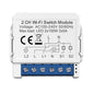 Smart WiFi Light 2CH Switch Module, Convert Any Existing Non-Dimmable Switch to Smart Control via App & Voice, Compatible with Alexa & Google Assistant