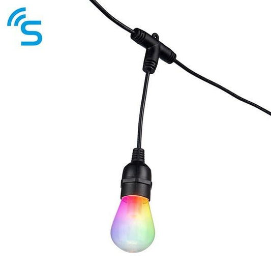 Saxby 96198 12x0.5w Festoon Light Kit IP44 Smart Wifi Festoon RGB