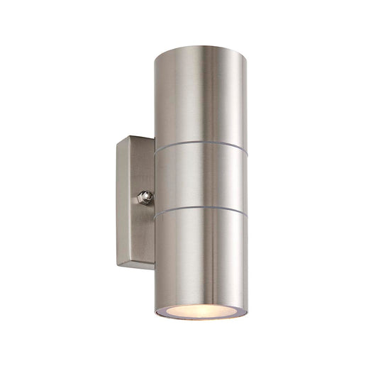 Saxby Scope Up Down 2lt Wall IP65 - Stainless Steel 121028