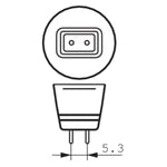 Status Not Dimmable LED 4.5W (35W) MR16 LV Spot Lamp 38 Degree 345lm 6500k Daylight