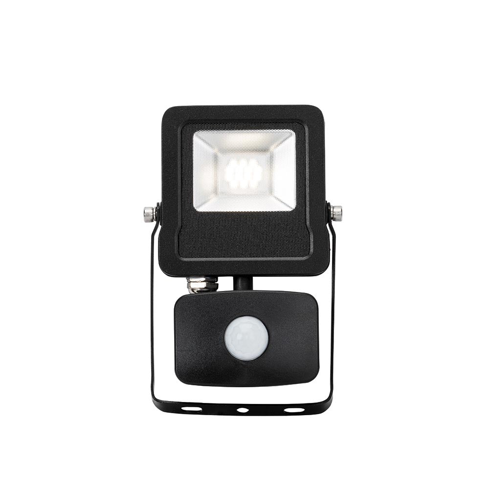 Surge LED Floodlight PIR IP44 10W cool white Saxby