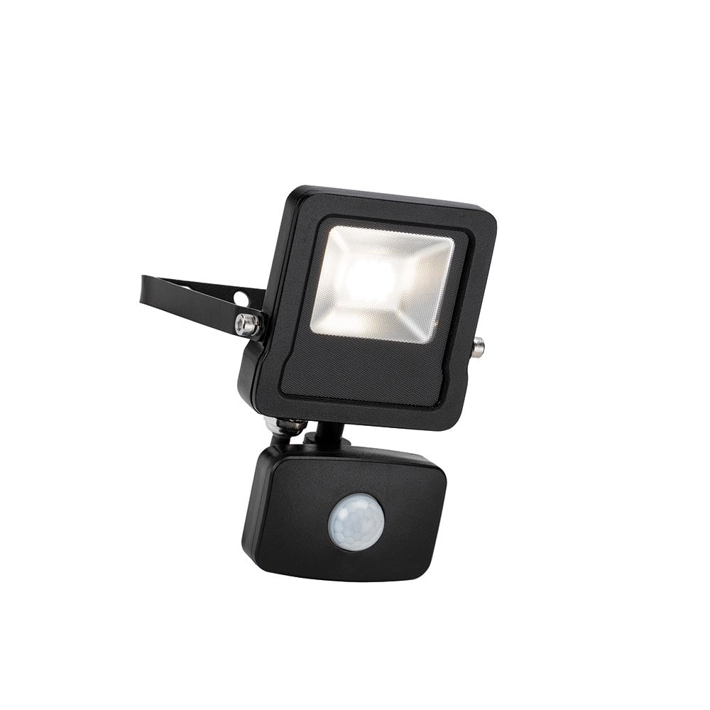 Surge LED Floodlight PIR IP44 10W cool white Saxby