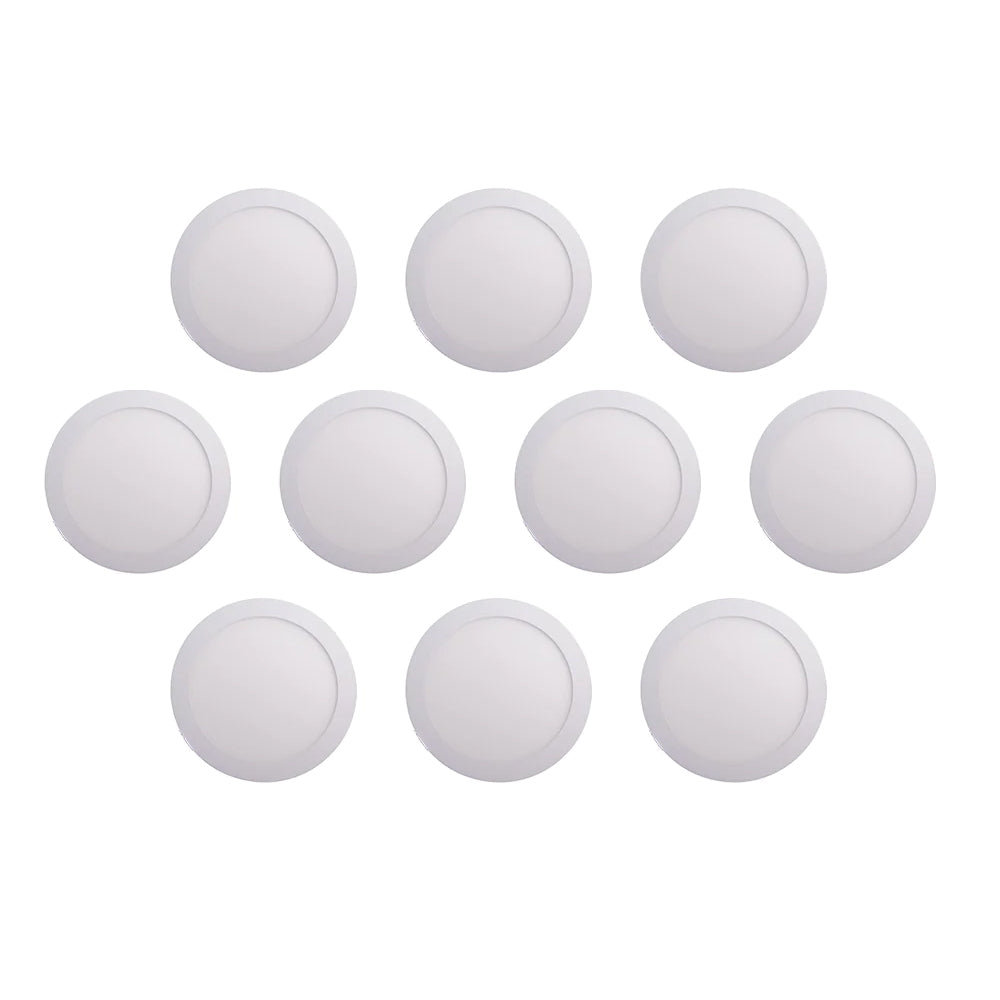 18W Recessed Round LED Downlight Mini Panel 220mm Diameter, 205mm Hole Size, CE Driver, 20000 Hours Long Life, 2 Years Warranty | Single Pack - 4000K