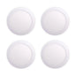 Pack of 4 12W Recessed Round LED Downlight Mini Panel 170mm Diameter, Hole Size 160mm | Pack of 4 - 3000K
