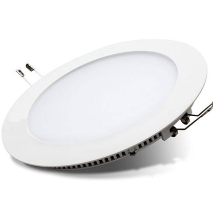 Pack of 4 12W Recessed Round LED Downlight Mini Panel 170mm Diameter, Hole Size 160mm | Pack of 4 - 3000K