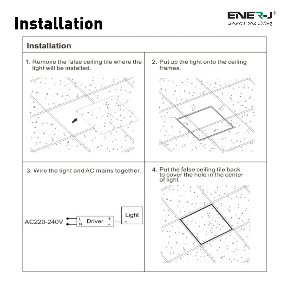 LED Borderline Panel 40W CCT Selectable 60x60cms | Single pack