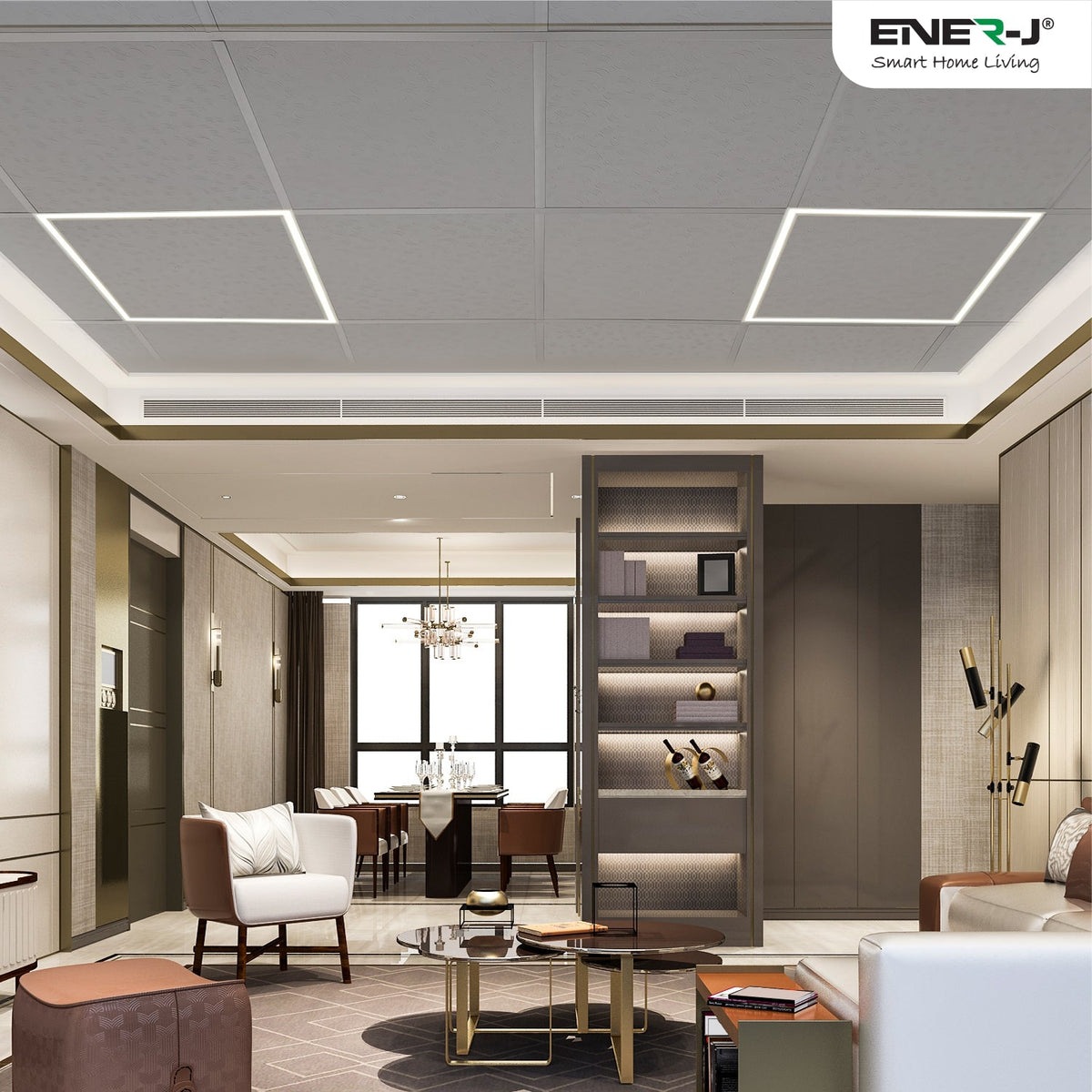 LED Borderline Panel 40W CCT Selectable 60x60cms | Single pack