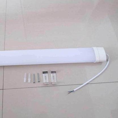 Pack of 2 18W LED Triproof Batten Tube Lights, 60cms, 4000K, IP65 Waterproof, No UV and IR Radiation, Super Bright Tube Light for Kitchen, Living Room, Bathroom, Office, etc.