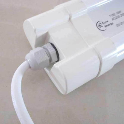 Pack of 2 18W LED Triproof Batten Tube Lights, 60cms, 4000K, IP65 Waterproof, No UV and IR Radiation, Super Bright Tube Light for Kitchen, Living Room, Bathroom, Office, etc.