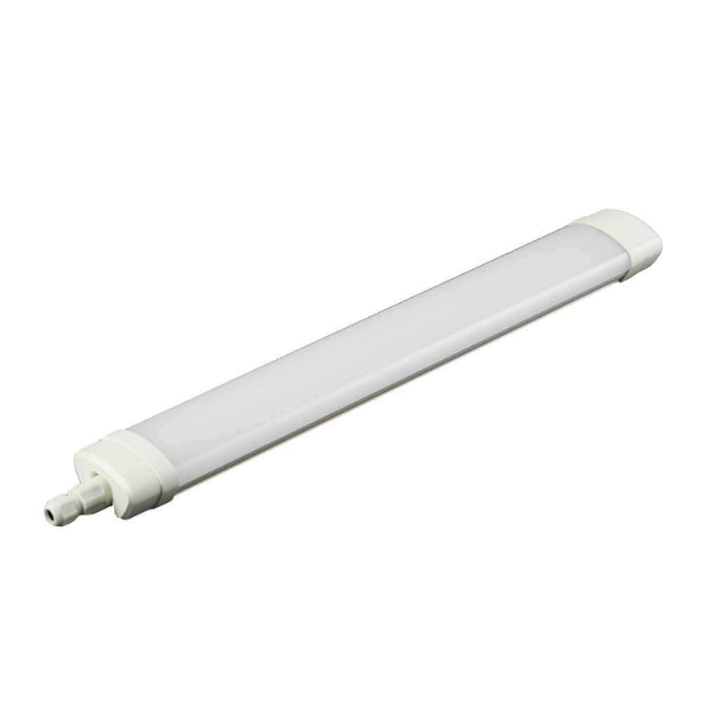 Pack of 2 36W LED Triproof Batten Tube Lights, 120cms, 6000K, IP65 Waterproof, No UV and IR Radiation, Super Bright Tube Light for Kitchen, Living Room, Bathroom, Office, etc.