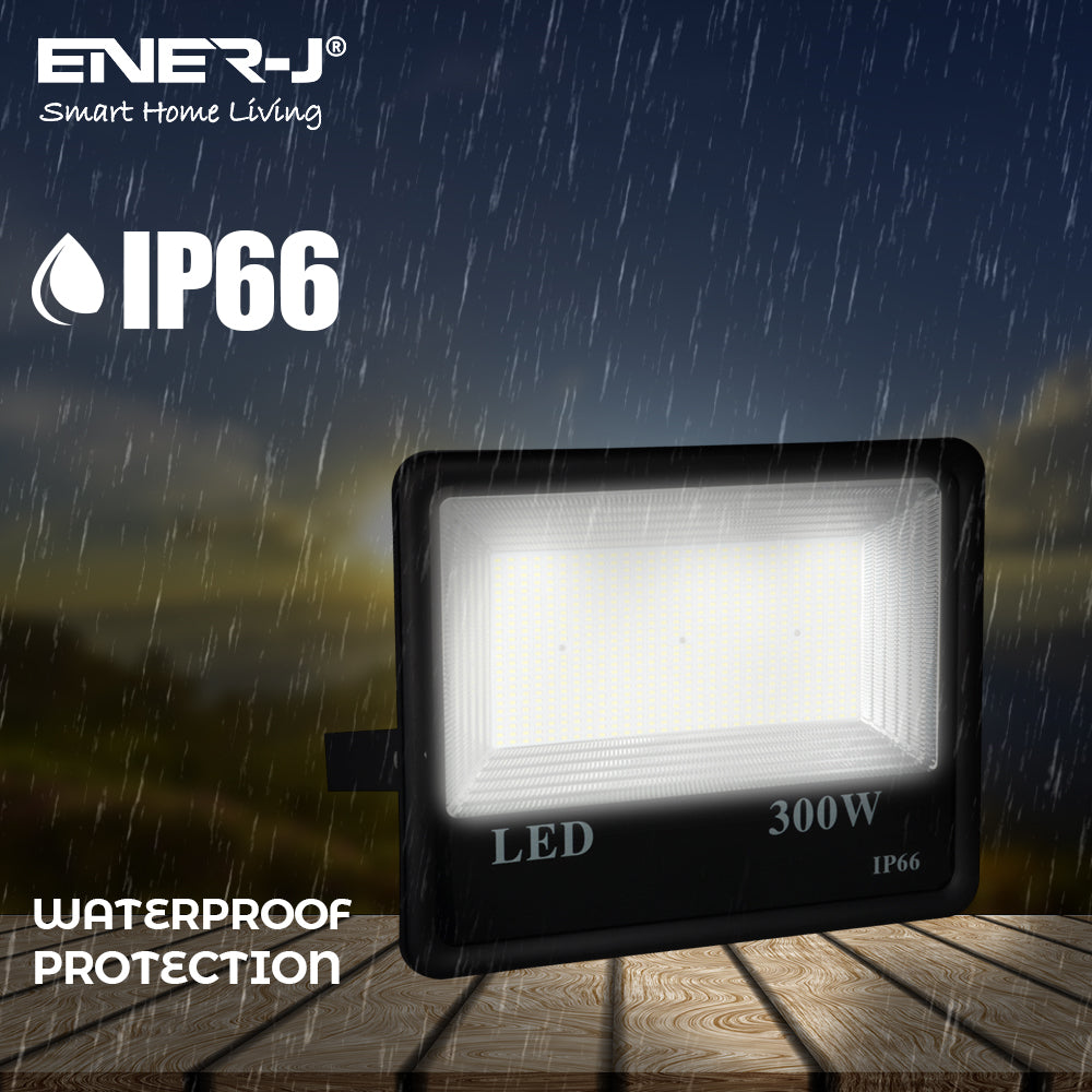 Ener-J 400W LED Floodlight, 120 lm/W Ultra Bright Outdoor Light, IP65 Waterproof, 6500K