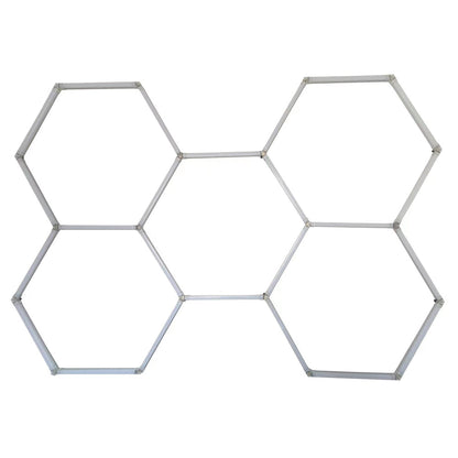 Ener-J Hexagon LED Garage Light 160W, 4000K Natural White Modular Ceiling Lighting Kit