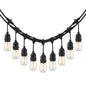 LED String Lights 10.2m 2W S14 10Pcs LED Edison Filament Bulbs E27 Sockets Perfect for Party, Wedding, Anniversaries, Celebrations